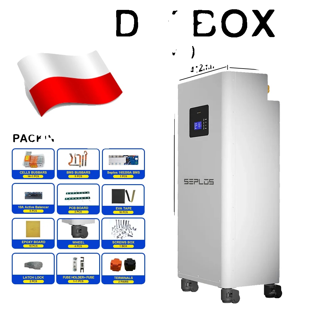 Batteriespeicherbox, Smart Bms, Erweiterbarer Batterieträger, Seplos V3 Vertikal