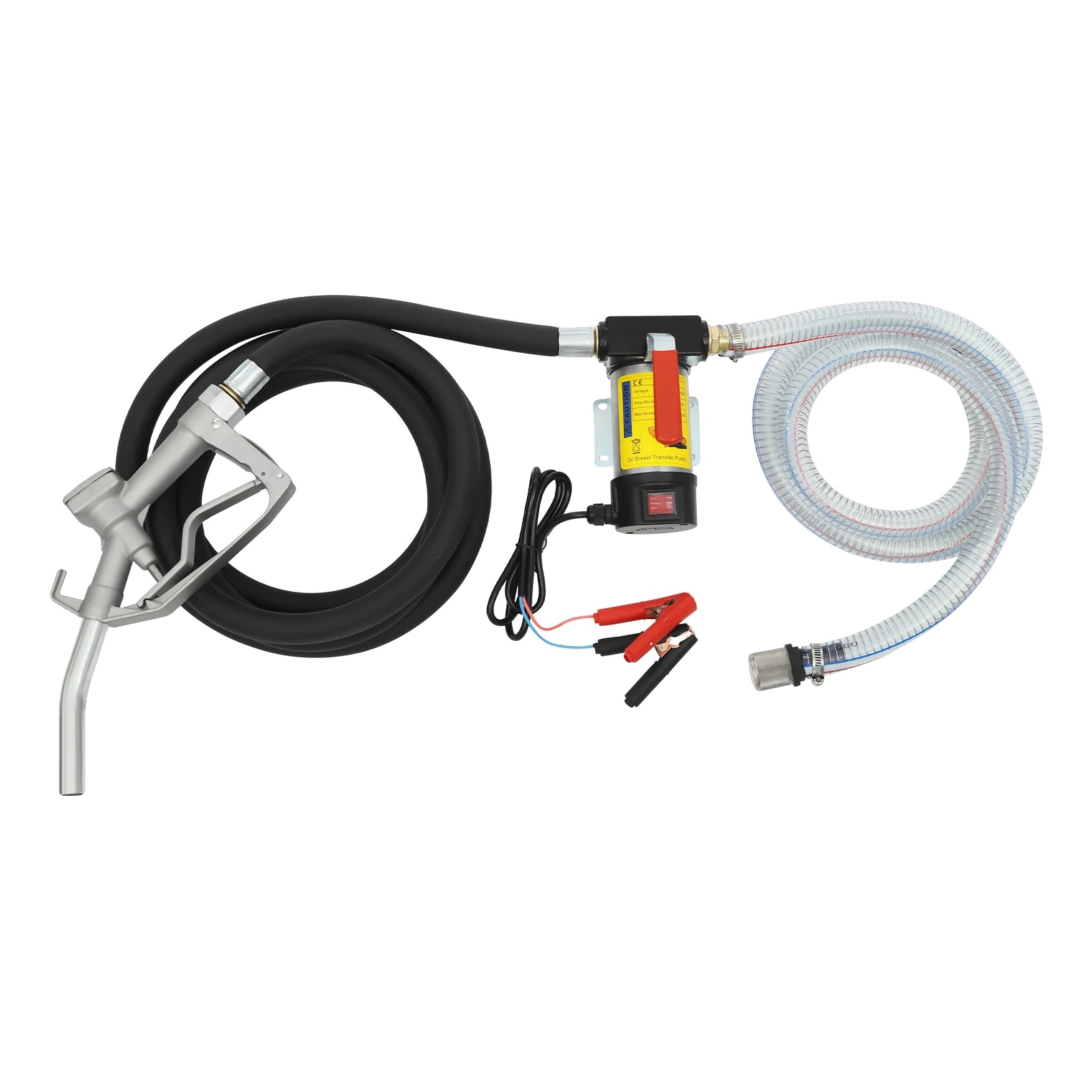 Selbstansaugende Diesel-pumpe, 200w Leistung, 45 L/min Förderkapazität, Schwarz