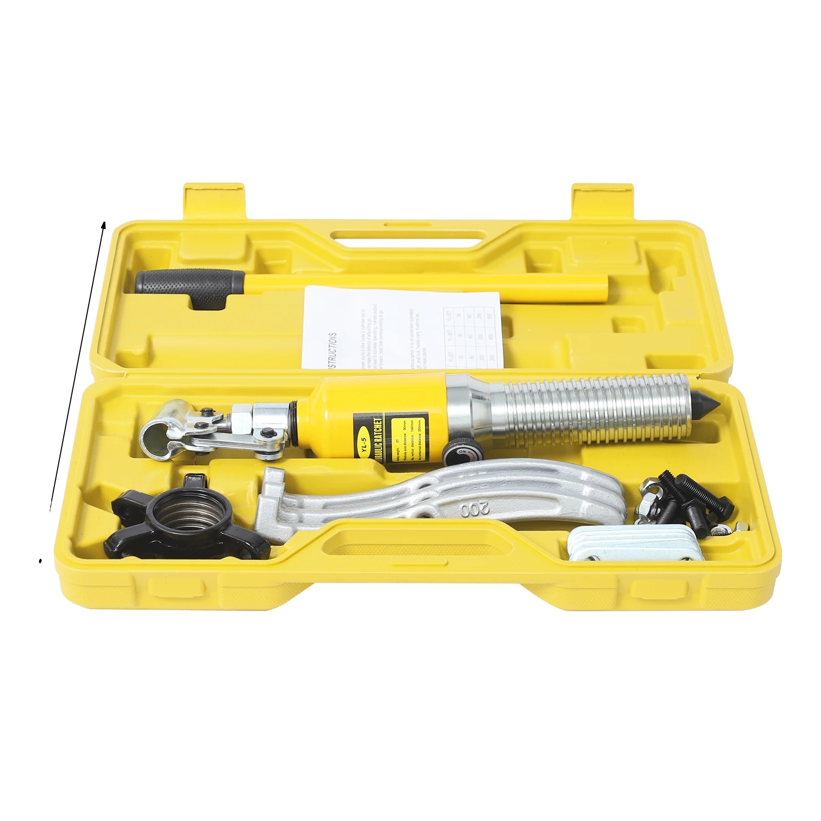 Hydraulischer Abzieher, 5t Sicherheitsgewicht, Vielseitige Anwendungen, Gelb