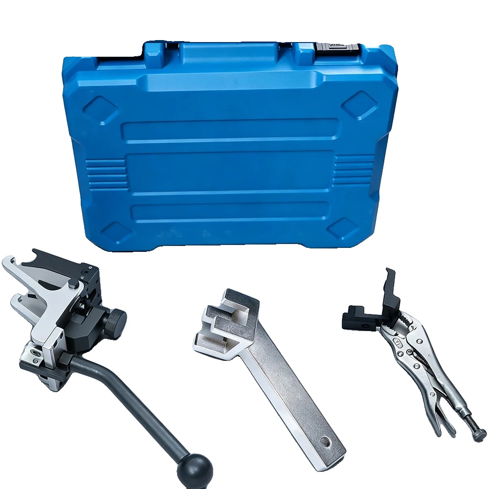Ventilfederzangen-set, Schwerlaststahl, Professionelles Motorwerkzeugset, Blau