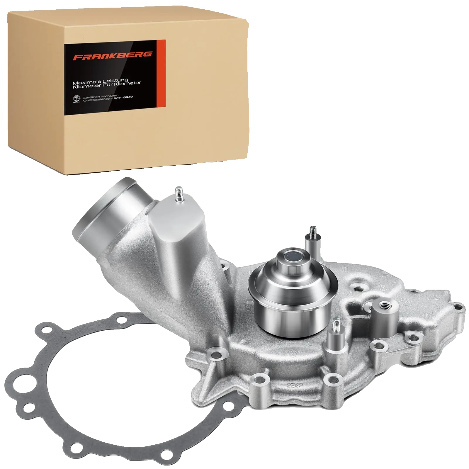 Wasserpumpe, Aluminium-material, Keilriemenantrieb-version, Kompatibilität Mit Porsche 944 2.5l 1981-1990, Mechanischer Betriebsmodus, 8 Klingen