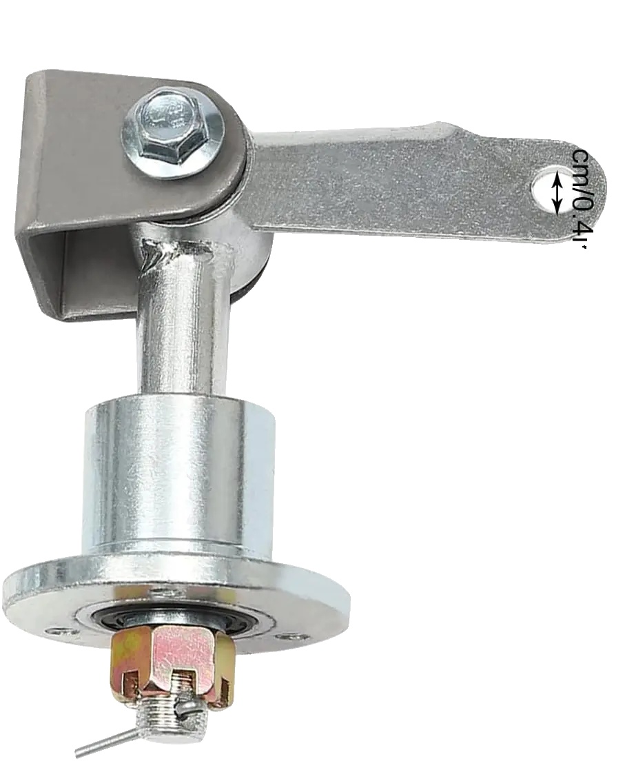 Stub Achse, Verstärktes Design, Einfache Installation, Silber