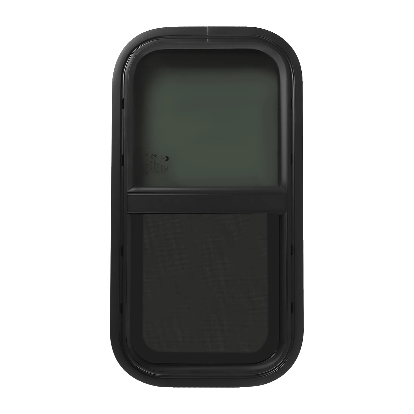 Wohnmobilfenster, Einscheiben-sicherheitsglas-konstruktion, Modernes Design, Schwarz