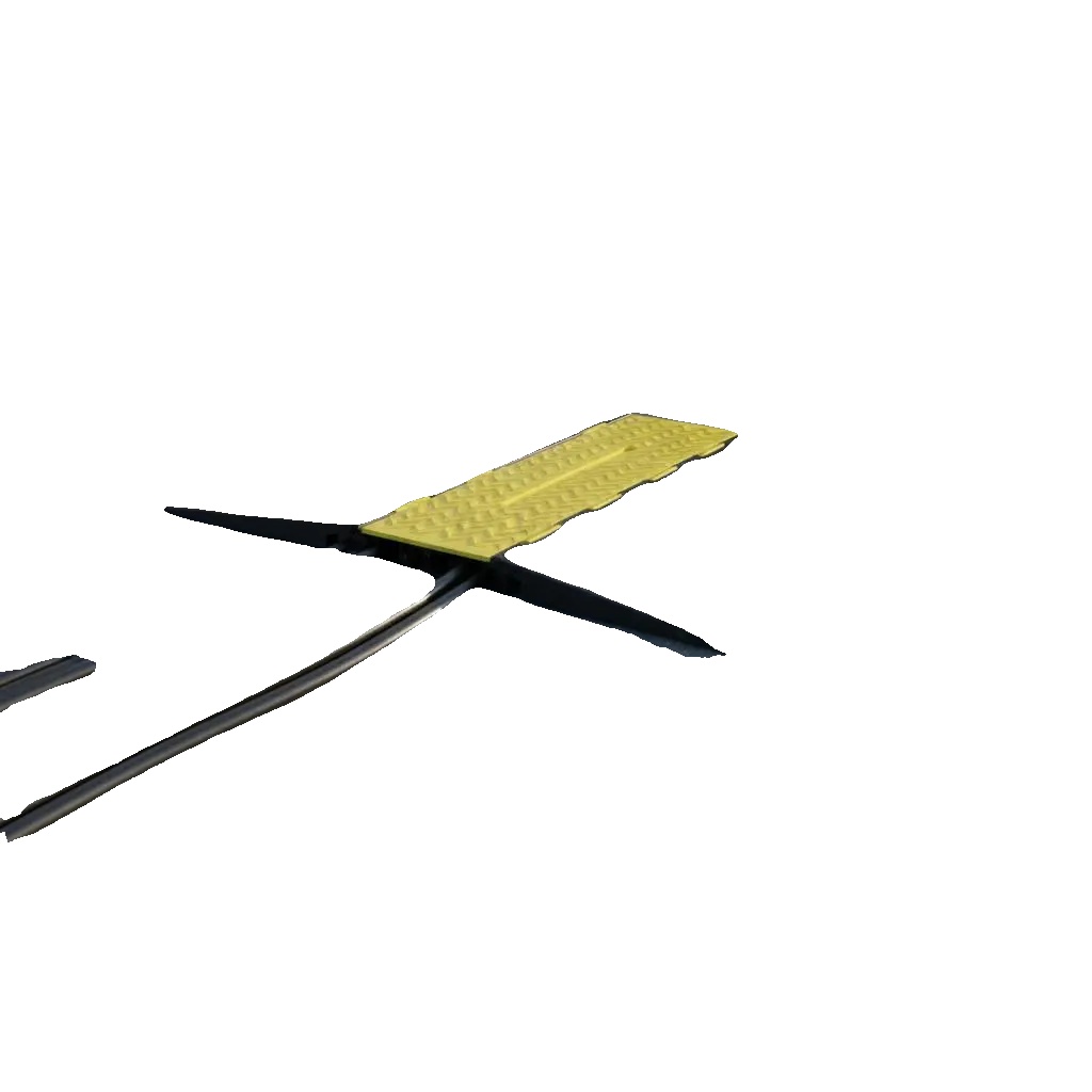 Kabelschutzrampe, Langlebiges Gummimaterial, 10000 Kg Tragfähigkeit, 114,5x80x5 Cm, Armeegrün