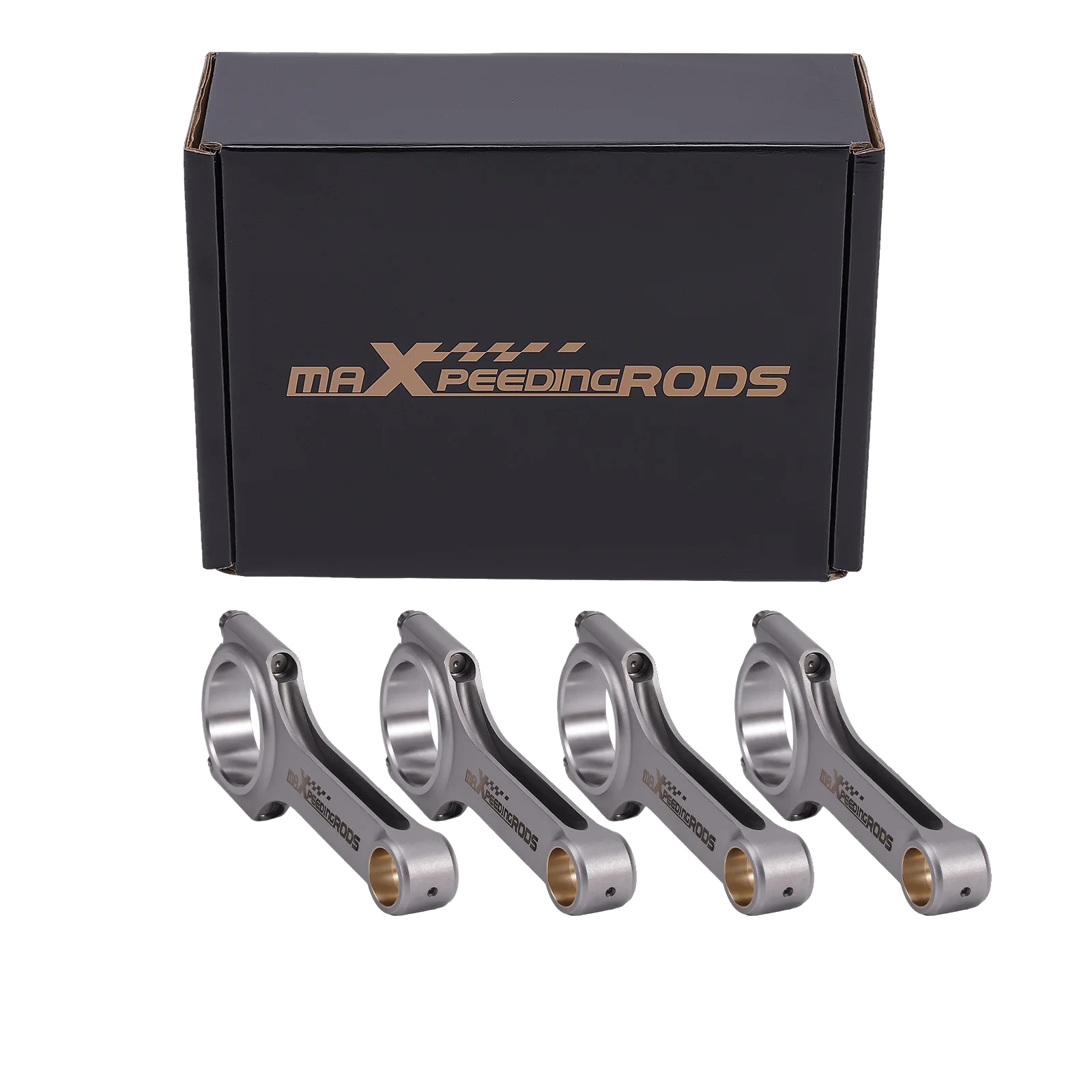 4x H-träger Pleuel, Geschmiedeter 4340 Stahl, Kompatibel Mit Bmw S14 B23 E30 M3 1988-1991, 600 Ps - 800 Ps Fähigkeit