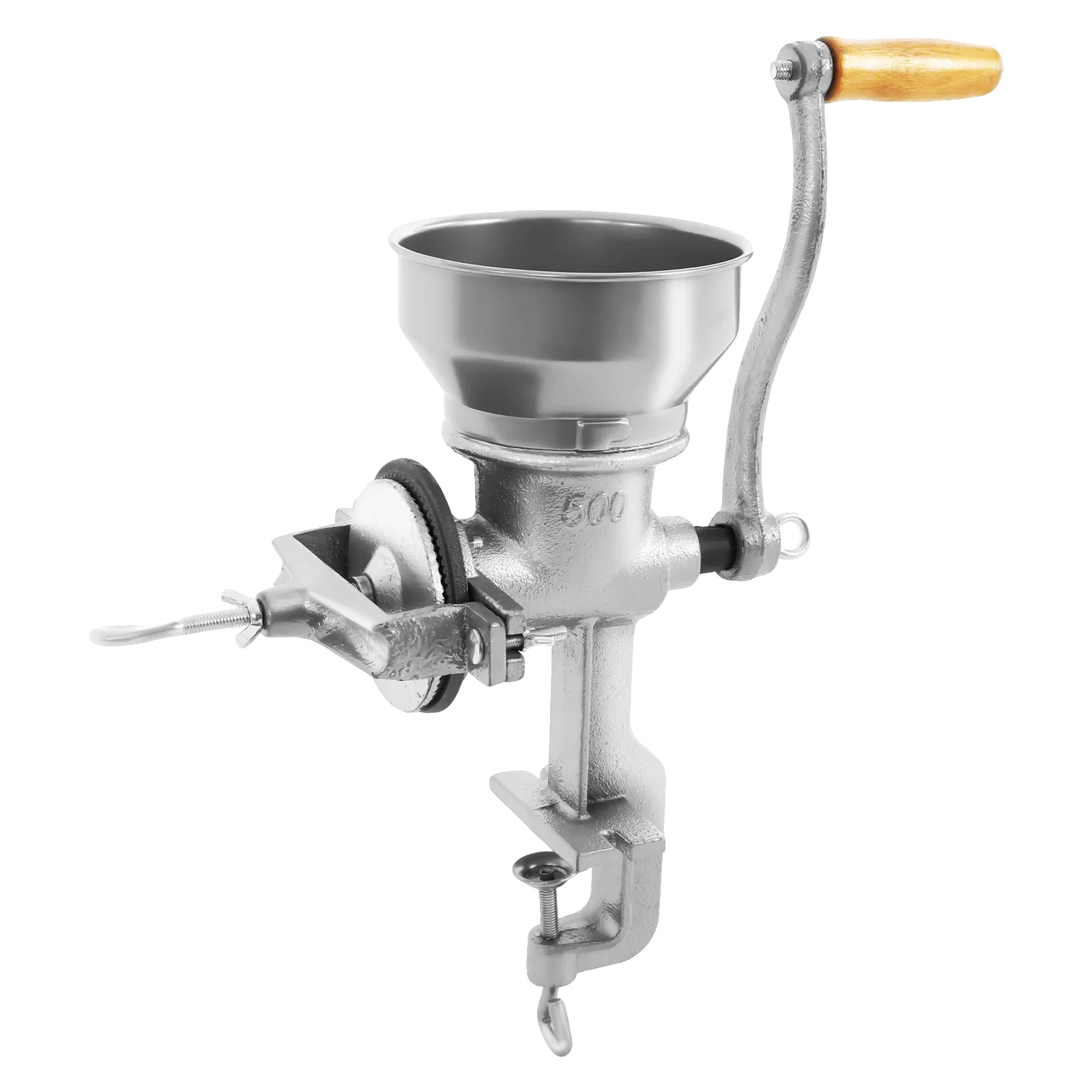 Getreidemühle, Manuelle Bedienung, Langlebige Konstruktion, Silber