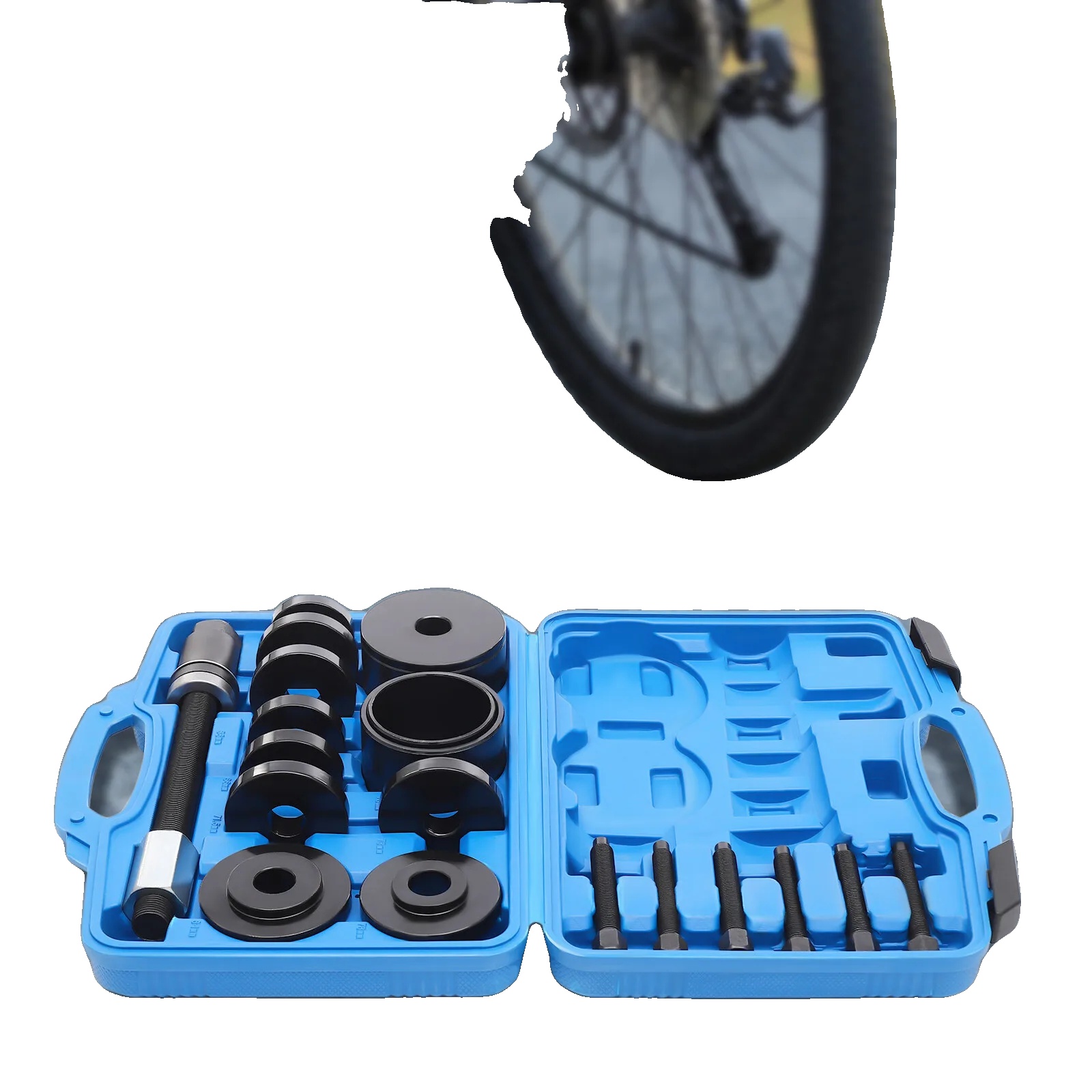 Lagerabzieher Set, Hochwertiger Kohlenstoffstahl, 21-teiliges Kit, Effiziente Entfernung, Kompatibel Mit Frontantrieb, Korrosionsbeständig