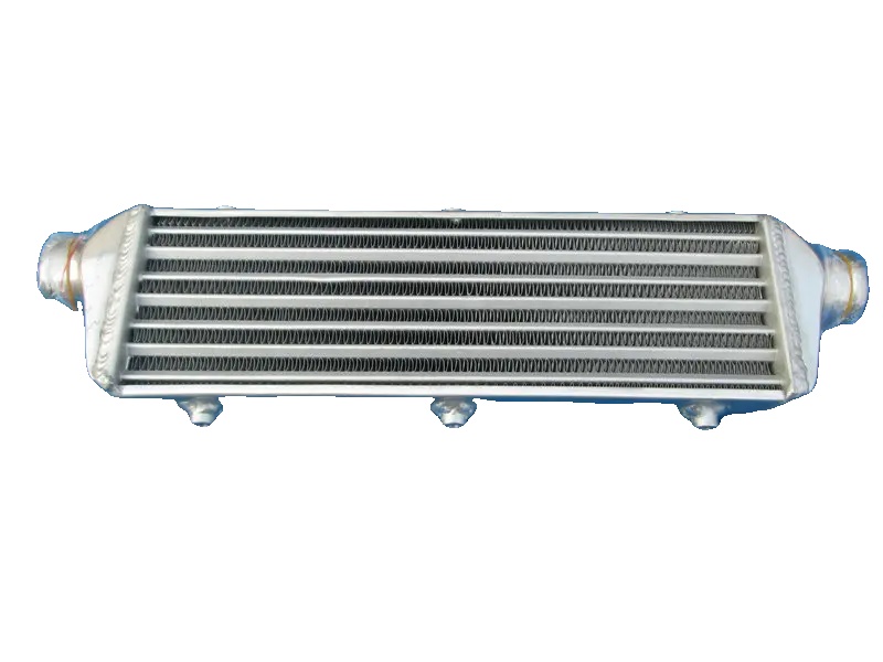 Ladeluftkühler, Kernmaß 450x140x50 Mm, Gesamtlänge 580 Mm, Einlassdurchmesser 55 Mm, Auslassdurchmesser 55 Mm, Entworfen Für Delta-fin-design