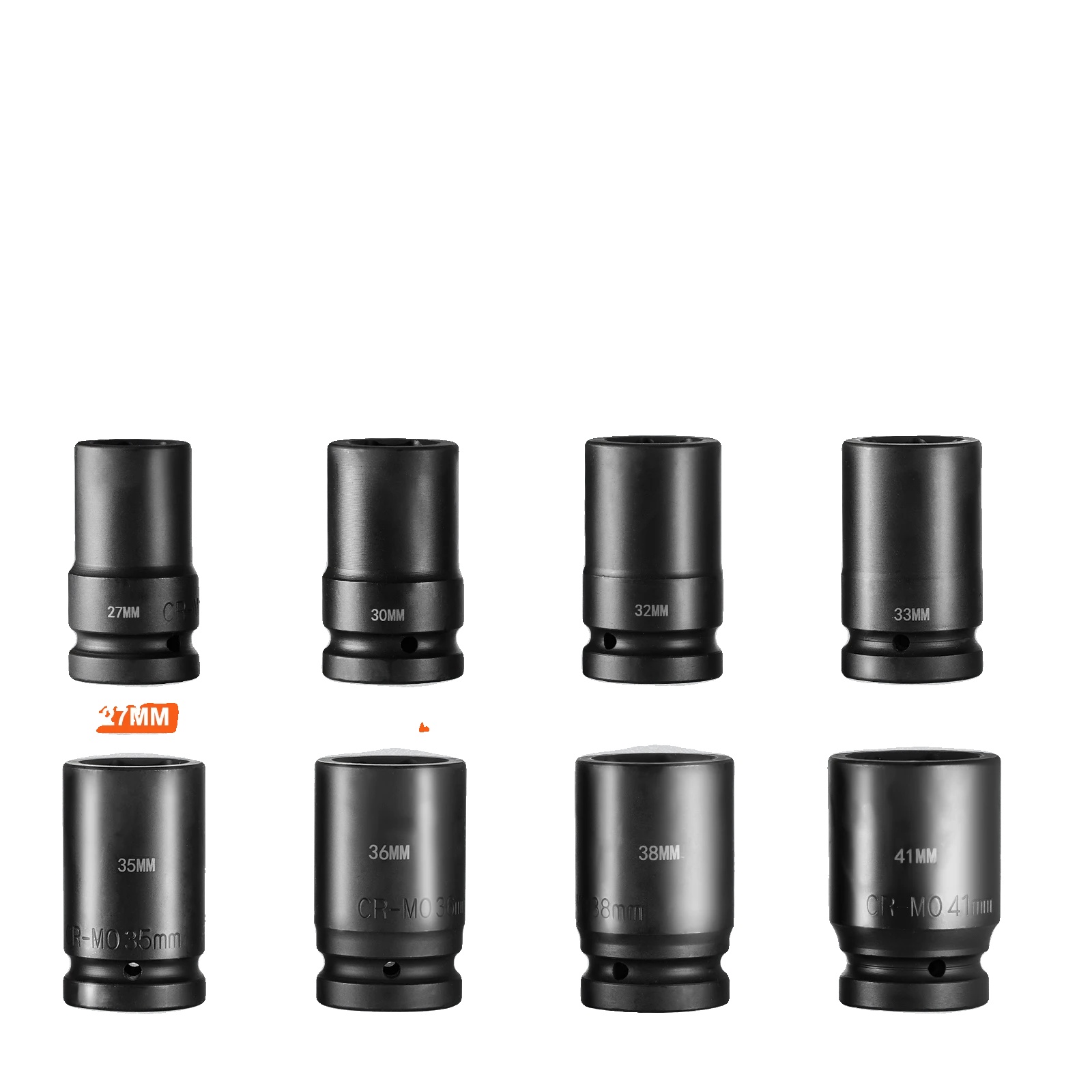 Schlagschraubensatz, 29 Teile, Hochdrehmoment-design, Cr-mo 8pcs