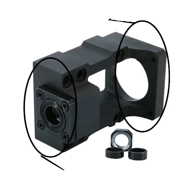 Motorhalterung, Kompatibilität Mit Nema-schrittmotoren, Langlebiges Metallmaterial, C5 Winkellager-b, Hm15-57