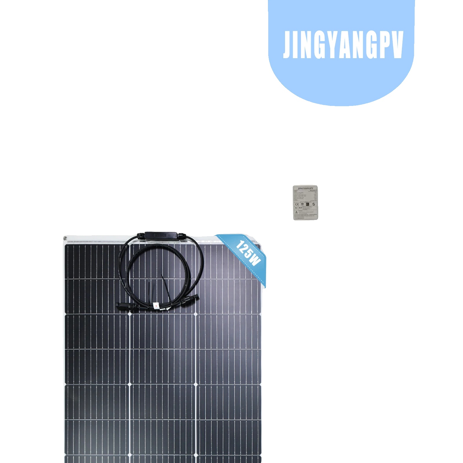 Solarpanel, Flexibles Design, Hohe Effizienz, 1 Stück 125w
