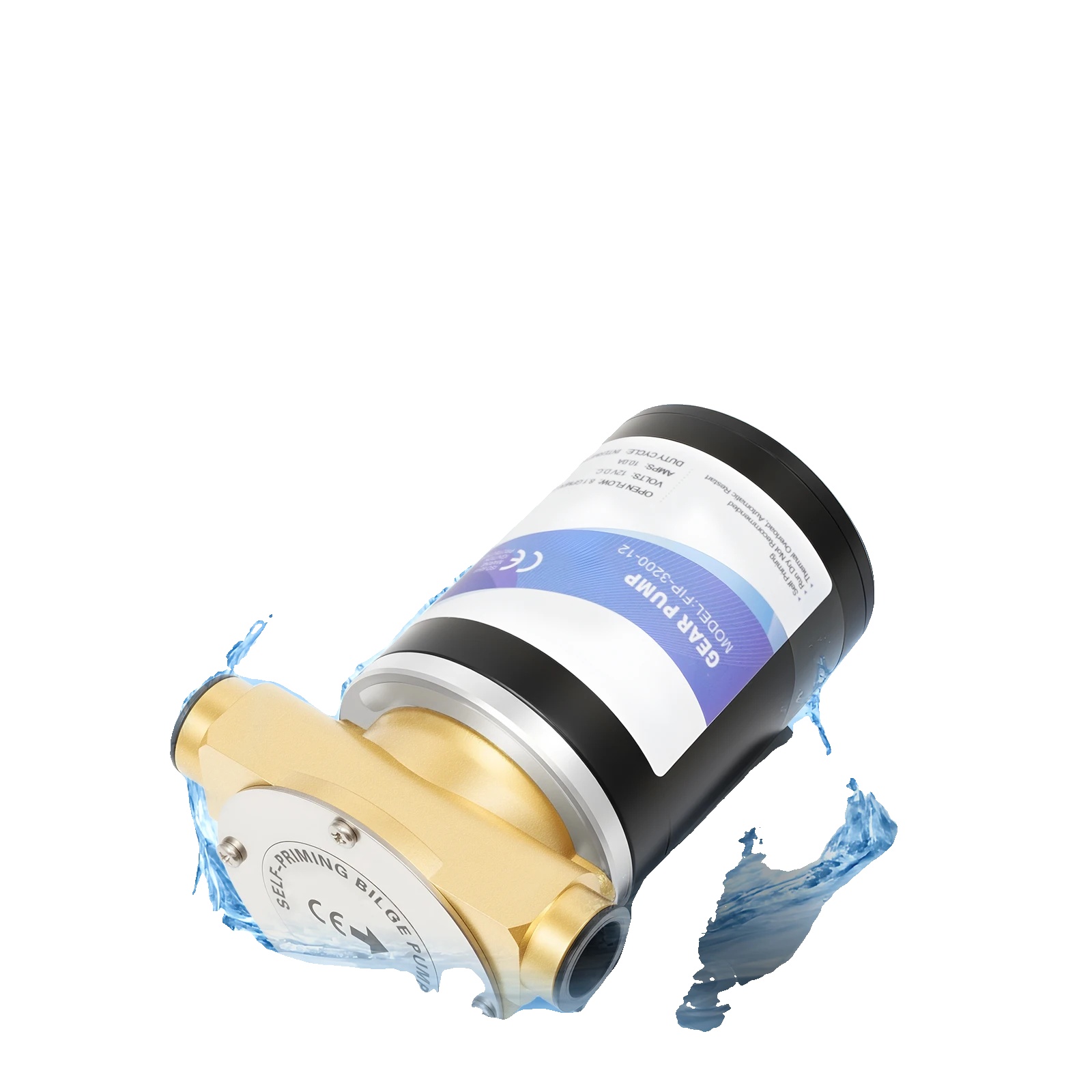 Wasserpumpe, 120w, Dc 12v, 30l/min, Maximale Förderhöhe 3m, Kupferkonstruktion