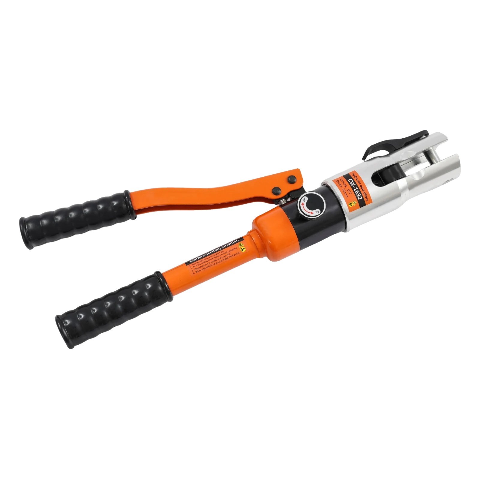 Rohrverpresswerkzeug, Langlebige Konstruktion, Vielseitige Kompatibilität, Orange