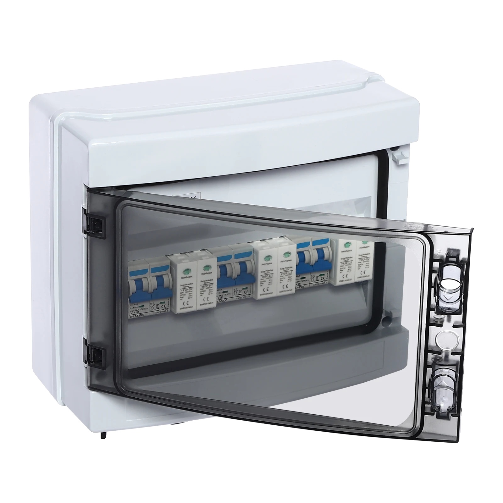 Solar-pv-kombinationsbox, Ip65-schutz, 40a Überspannungsschutz, Weiss