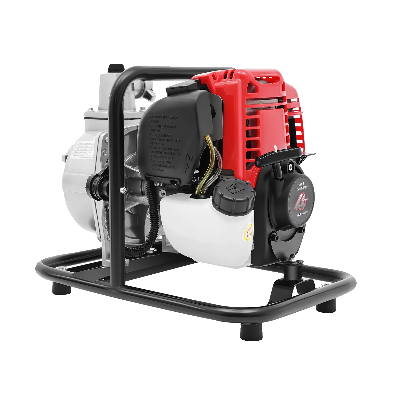 Wasserpumpe, 38cc Motor, Hohe Durchflussrate, Silber