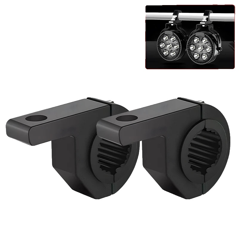 Motorrad Led-scheinwerferhalterung, Langlebige Aluminiumlegierung, Einfache Installation, 2pcs Halterungen