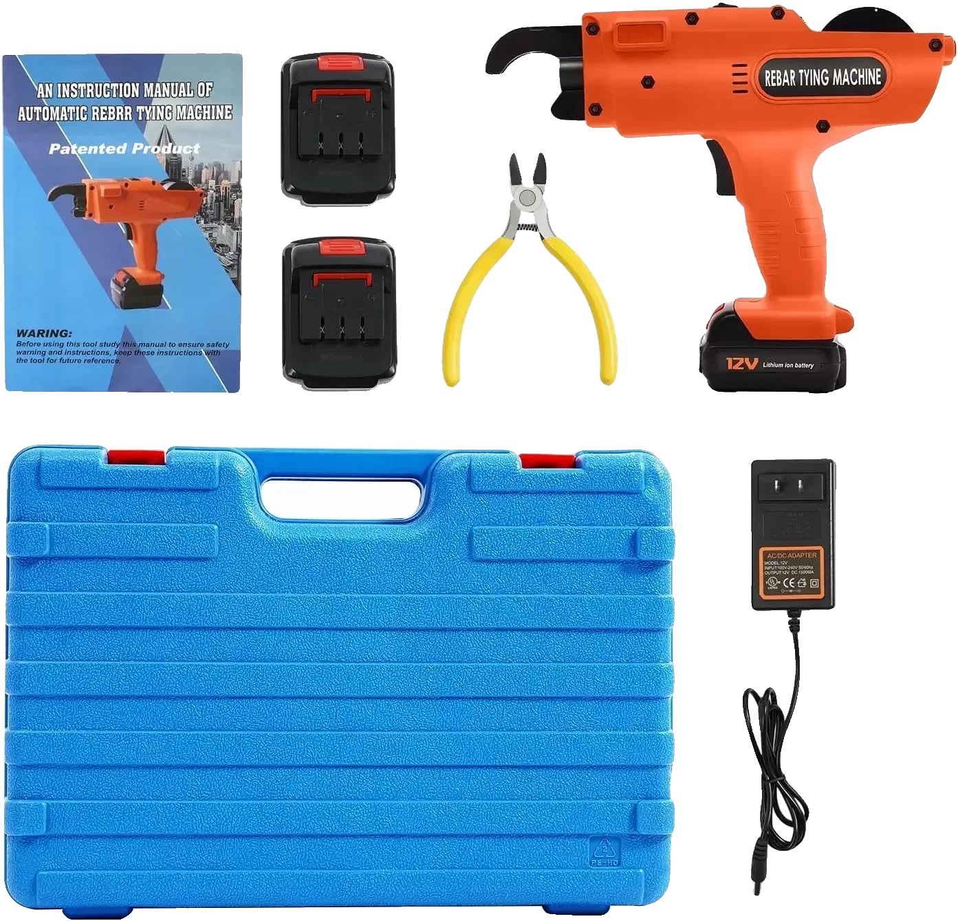 Bewehrungsbindemaschine, Automatischer Betrieb, Hohe Bindekapazität, Rot