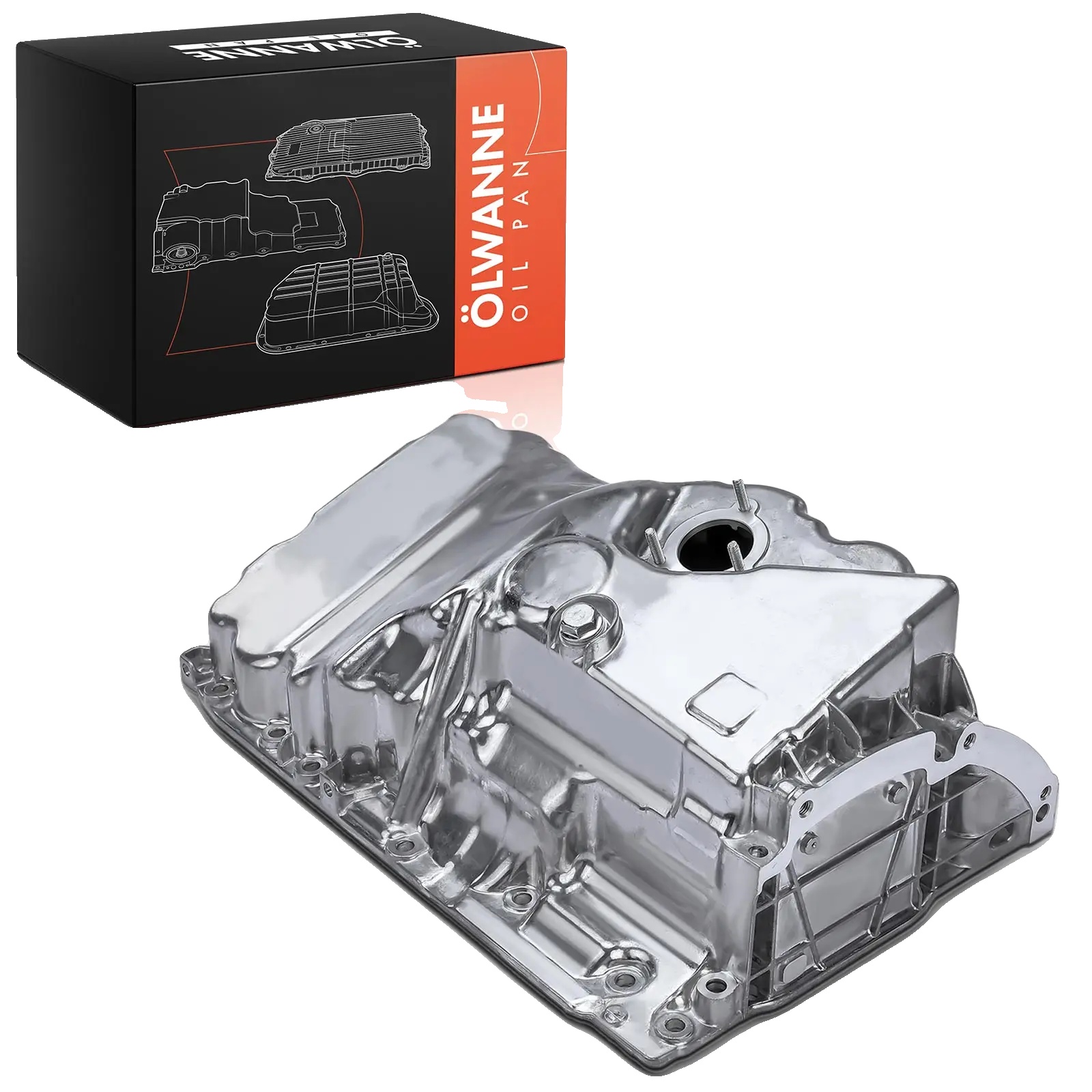 Ölwanne, Aluminium-material, Breite 290 Mm, Höhe 167 Mm, Länge 453 Mm, Kompatibel Mit Premium 3er Und 5er Modelle