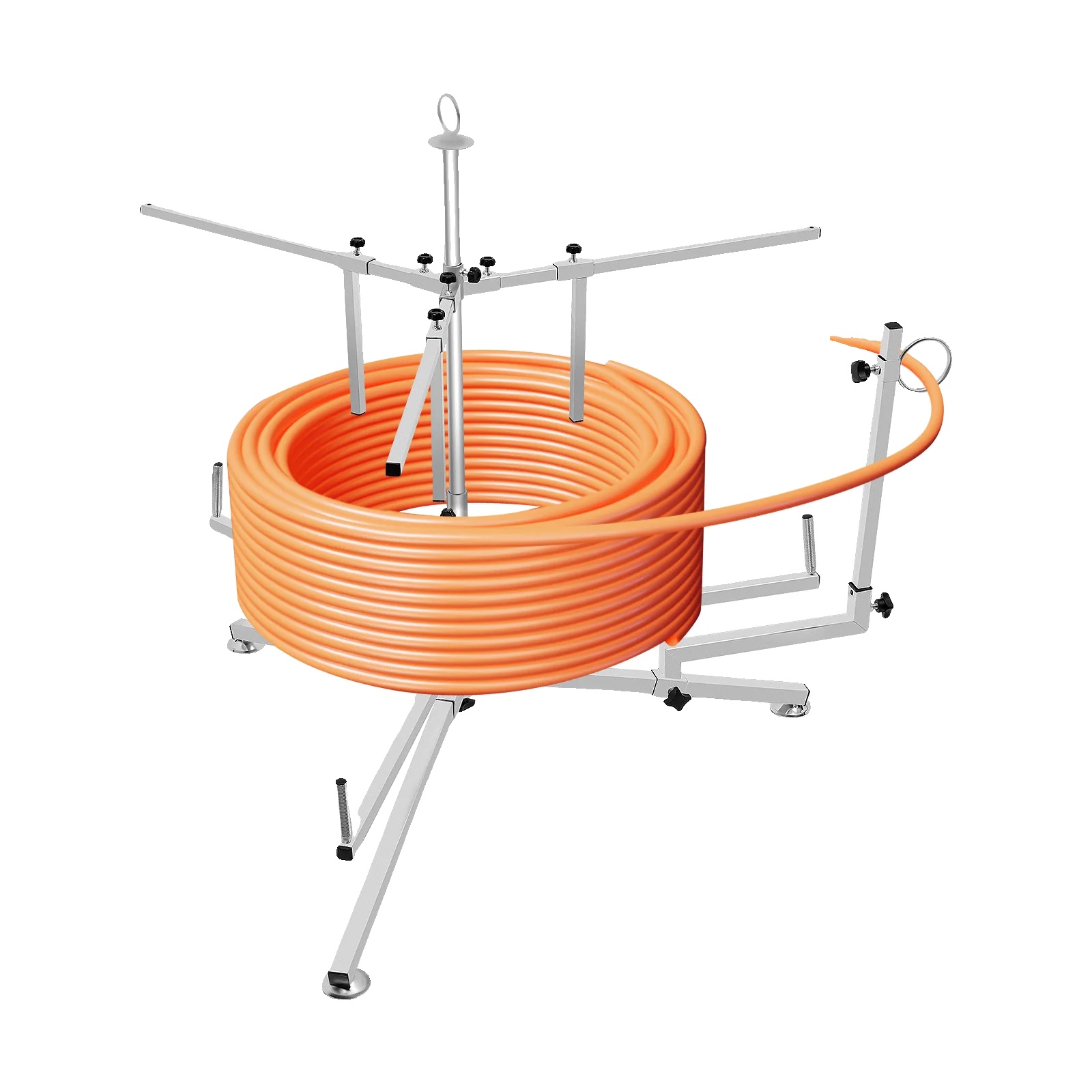 Spender Für Fußbodenheizungsrohre, Verstellbares Design, 200 Kg Tragfähigkeit, Silber Grau