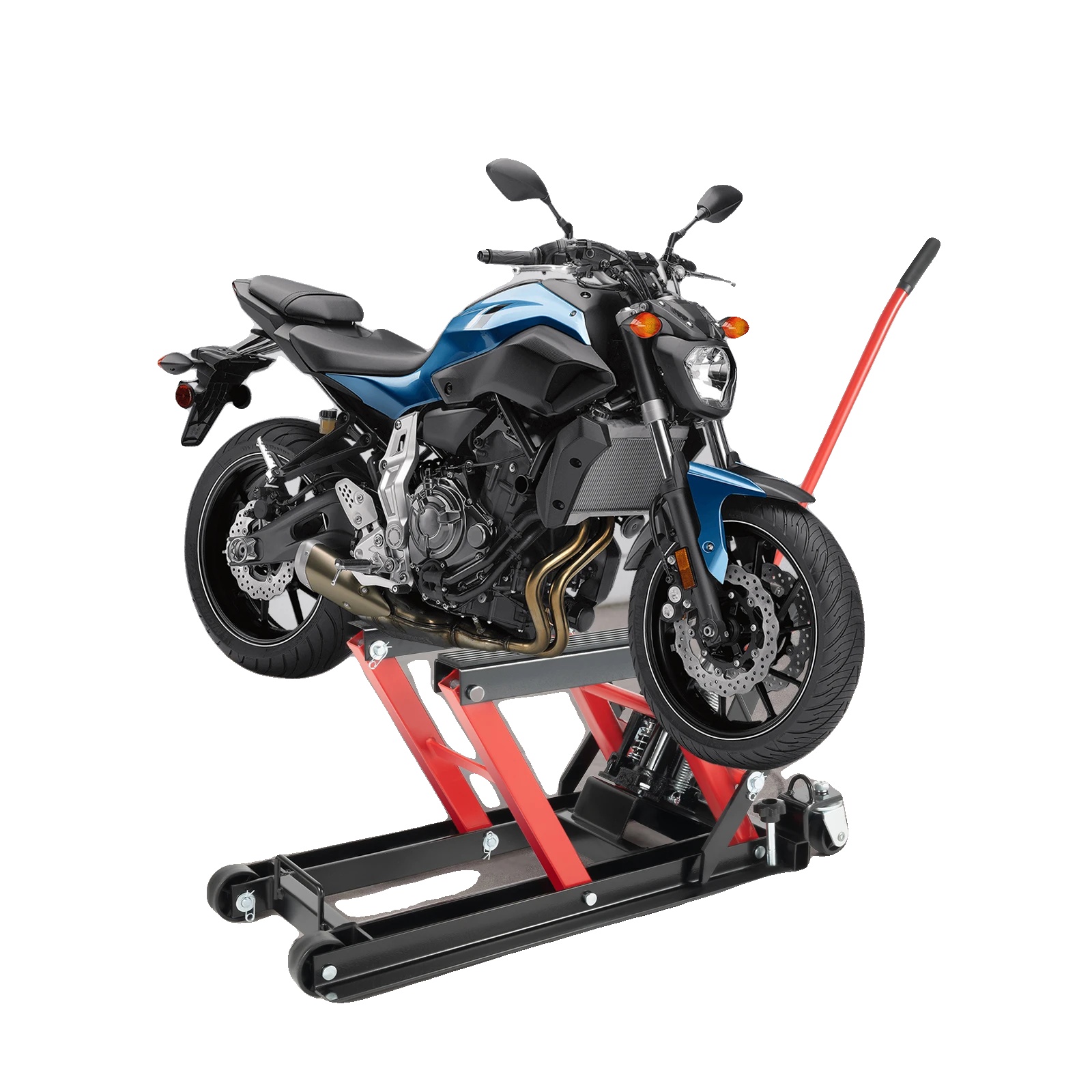 Motorrad Hydraulikheber, 680 Kg Maximale Tragfähigkeit, 115-365 Mm Hubbereich, 57,5 Cm Griff Länge, Langlebige Eisenkonstruktion, Kompakte Größe