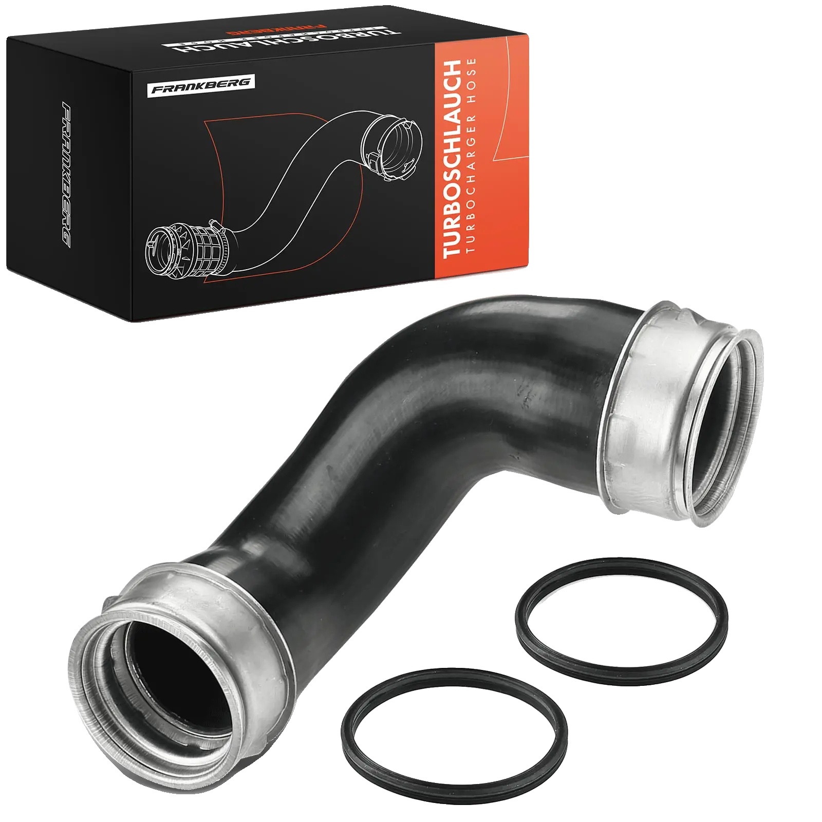 Kühlerhose, Länge 255 Mm, Innendurchmesser 45 Mm, Kompatibel Mit Mercedes-benz, Gummimaterial, Einbauposition Ladeluftkühler