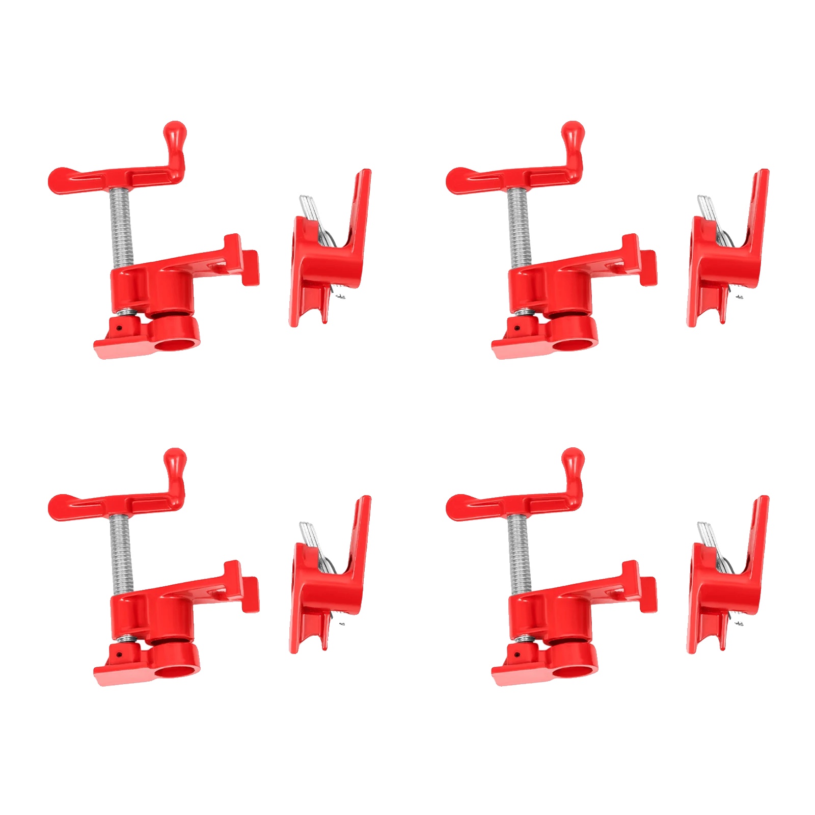 Rohrzangen-set, Gusseisen-konstruktion, 19 Cm Gesamtlänge, 11 Cm Griff Länge, 4-teiliges Set, 2,8 Cm Lochdurchmesser