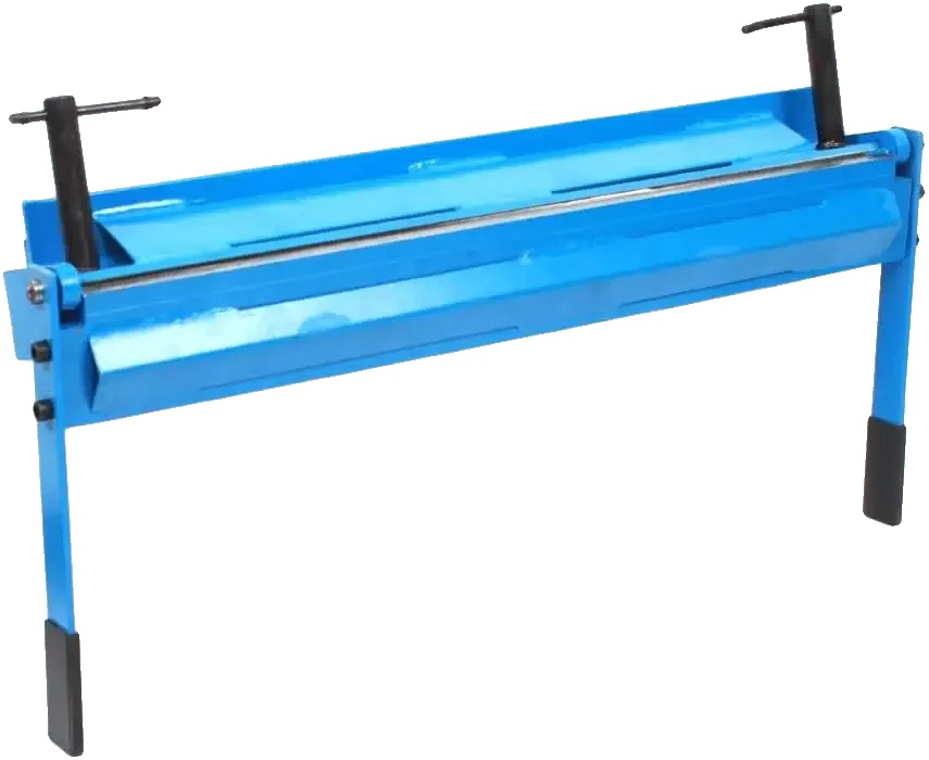 Manuelle Blechbiegemaschine, 0-120° Biegewinkel, Langlebiger Stahl, Blau, Eu-stecker