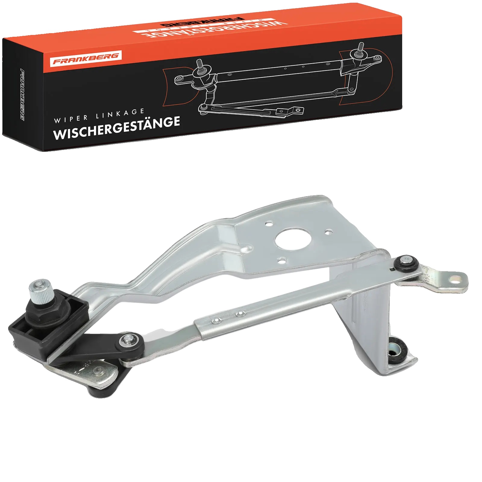 Wischerantrieb, Robuste Metallkonstruktion, Kompaktes Design, Kompatibel Mit Fiat Panda 141, Vorderinstallation, Linkslenker