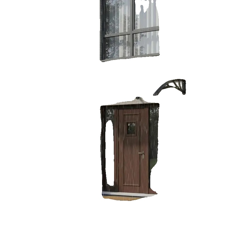 Eingangsüberdachung, Langlebiges Polycarbonat, Wetterbeständiges Design, 150 X 100 Cm