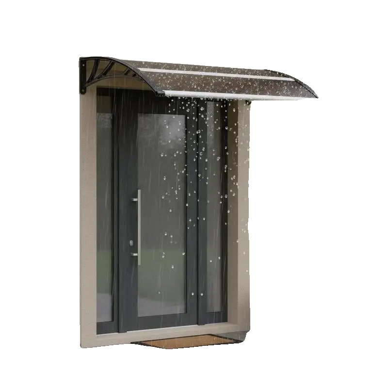 Eingangsüberdachung, Langlebiges Polycarbonat, Wetterbeständiges Design, 120 X 100 Cm