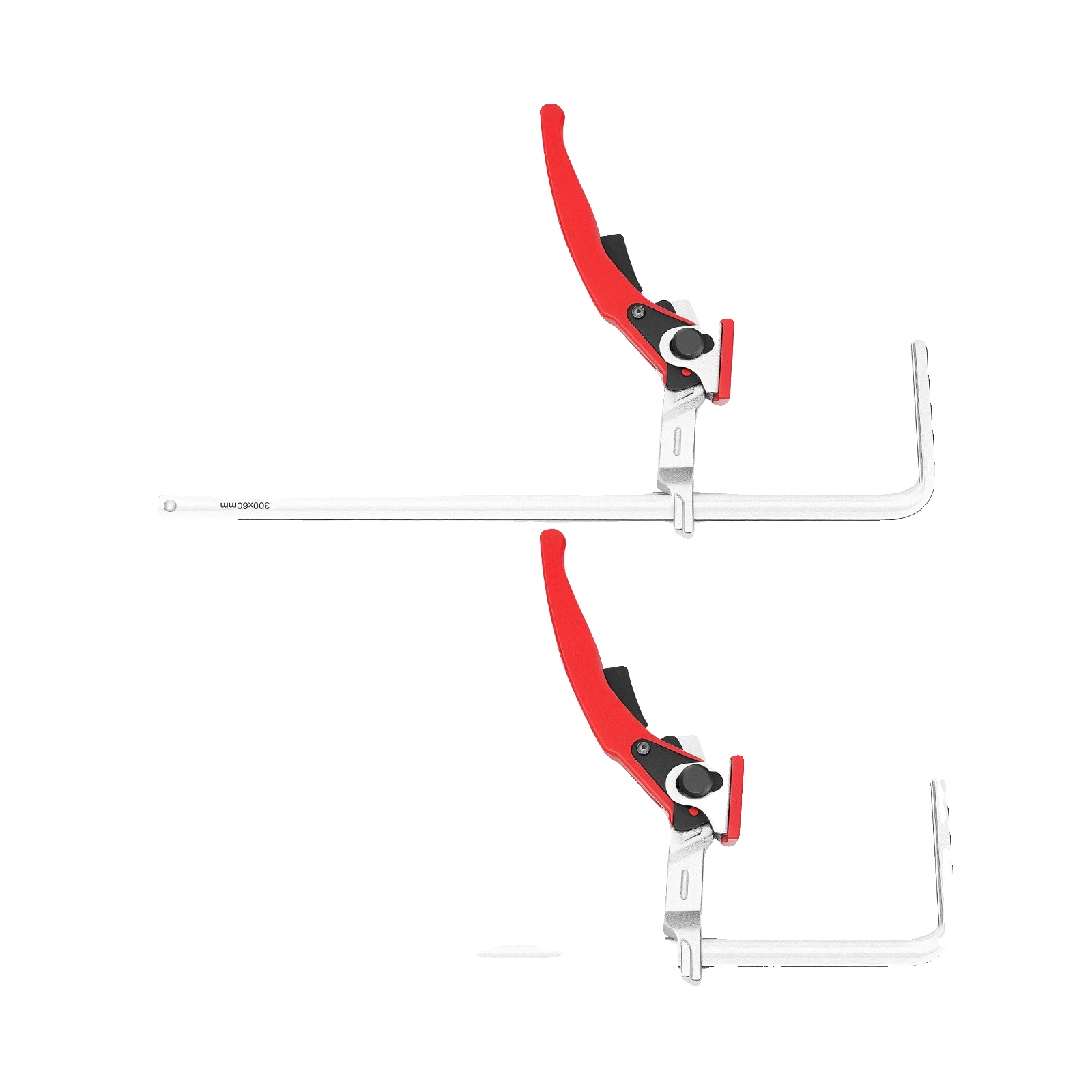 Schienenklemme, 180 Kg Klemmkraft, 6 Cm Hals-tiefe, 30 Cm Klemmbereich, F-klemmenstruktur, Hochleistungsstahl