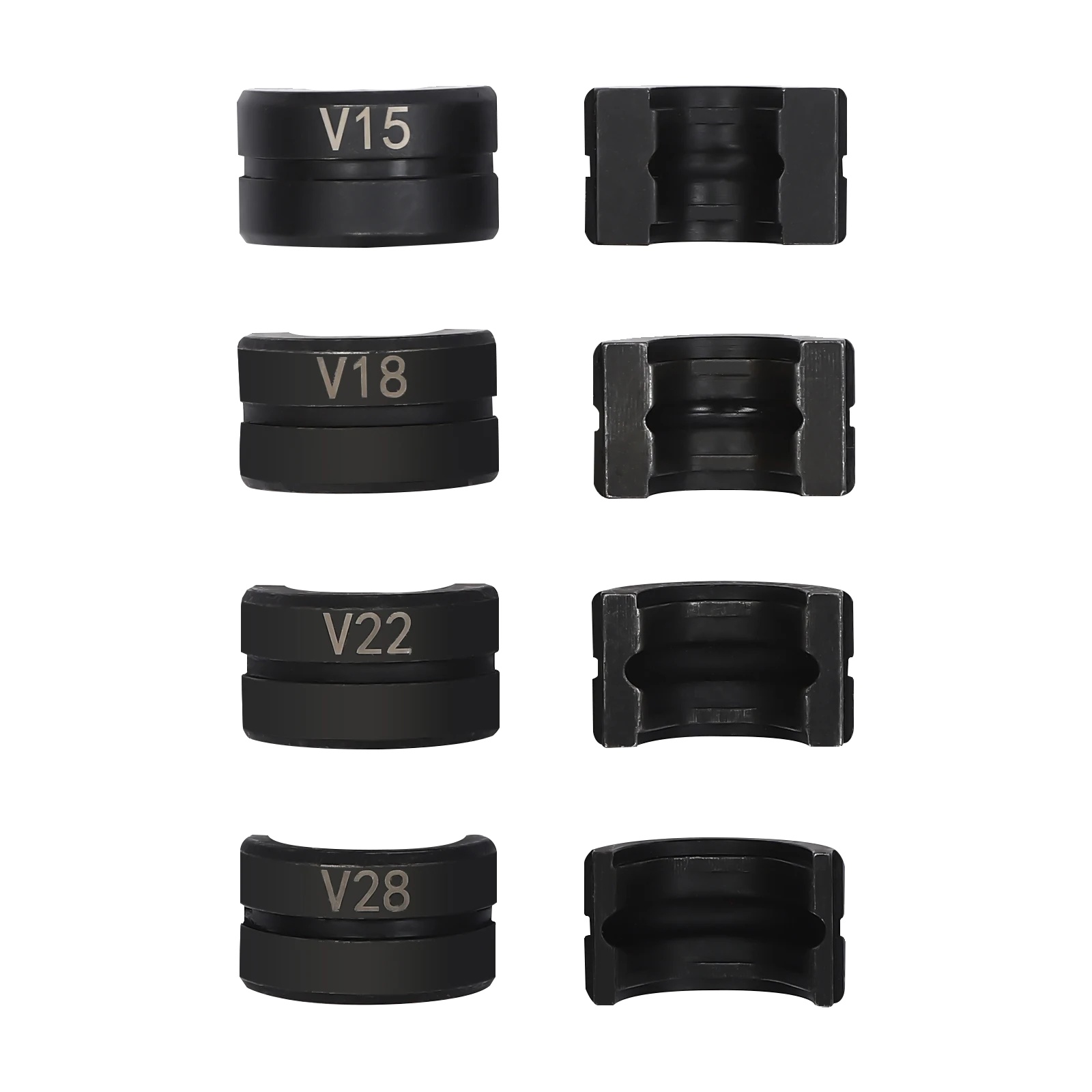 Rohrverpresswerkzeuge, 15mm, 18mm, 22mm, 28mm, Cr45 Stahl