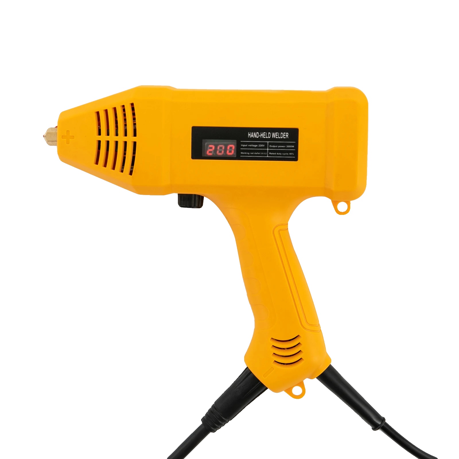 Digitale Schweißmaschine, 3000w Leistung, Einstellbarer Strom, Orange