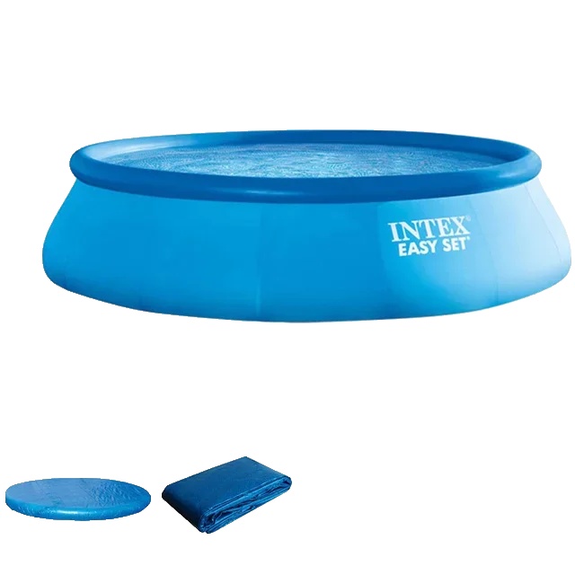 Aufblasbares Schwimmbecken, Langlebiges Pvc, Schnelle Einrichtung, Poolboden Tuch Poolabdeckung