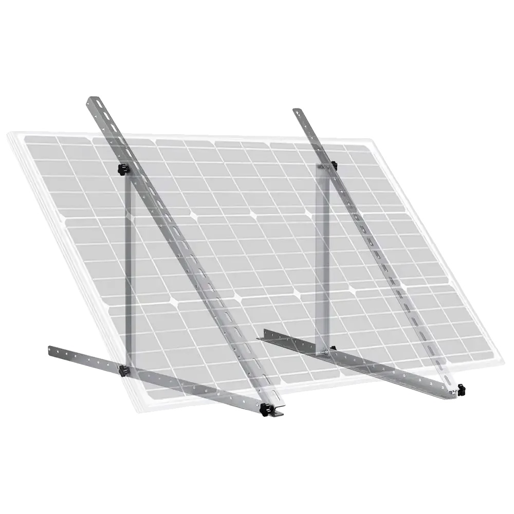Solarmodulhalterung, Verstellbarer Winkel, Langlebige Aluminiumlegierung, 1pcs