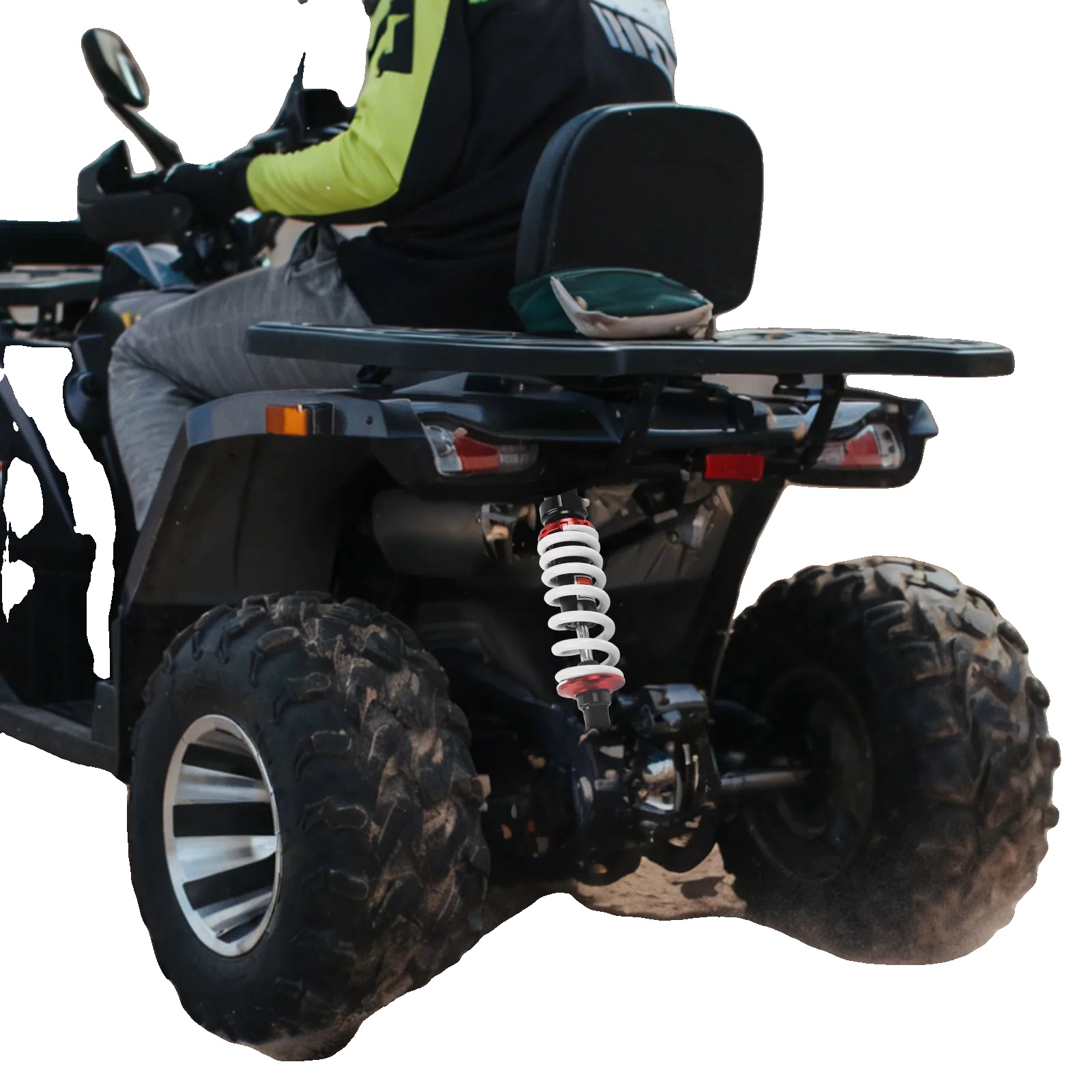 Atv Hinterstoßdämpfer, Tragfähigkeit 445kg, Lochabstand 290mm, Kolbenstangenlänge 12,5mm, Federstärke 11mm, Produktbreite 67mm