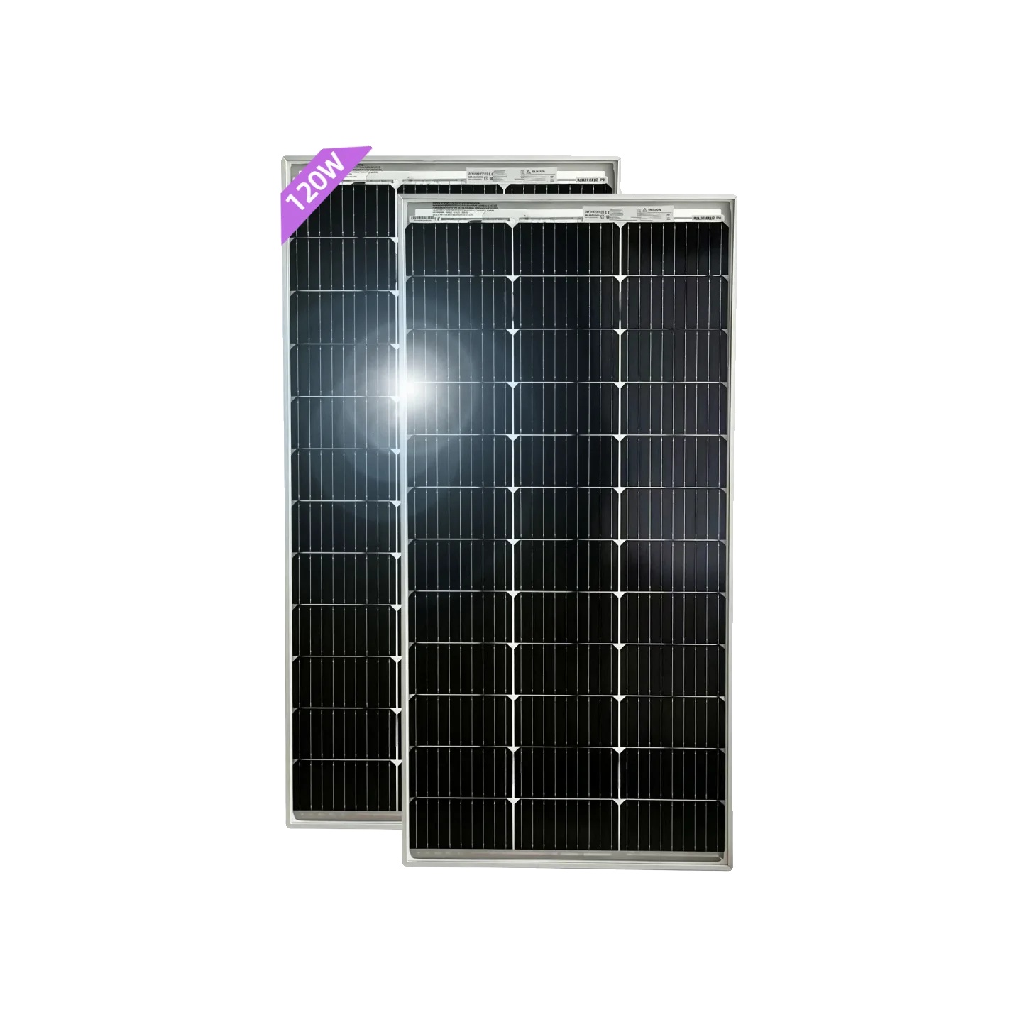 Solarpanel, Hohe Effizienz, Vielseitige Anwendung, Bifacial 120w 2pcs