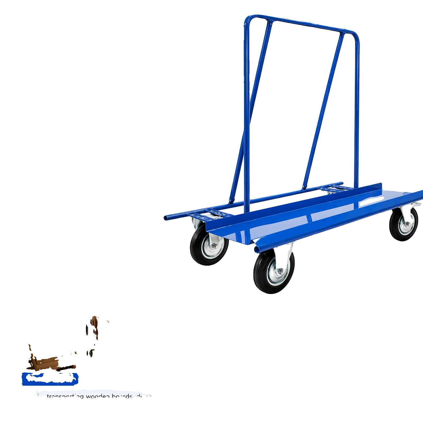 Panelwagen, Stahlrahmen, 27,5 Zoll X 35 Zoll X 45 Zoll, 400 Lbs Tragfähigkeit, 10 Zoll Räder, Vielseitige Verwendung