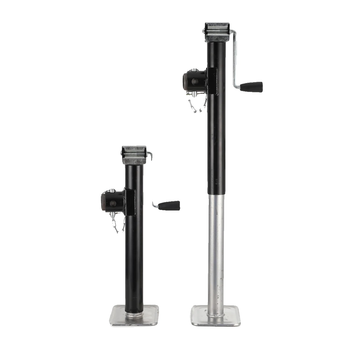 Faltbarer Stützrahmen, Tragfähigkeit 800 Kg, Höhenverstellbar Von 530 Mm Bis 900 Mm, Rohrdurchmesser 57 Mm, Grundplatte 200 Mm X 150 Mm, Auszieh- Und