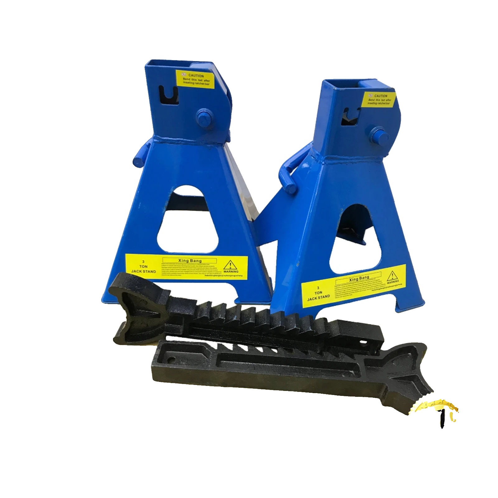 Achsständer, Stahlmaterial, Verstellbare Höhe 29-43 Cm, Tragfähigkeit 3 Tonnen, Große Stabile Basis, Sicherheitsverriegelungssystem