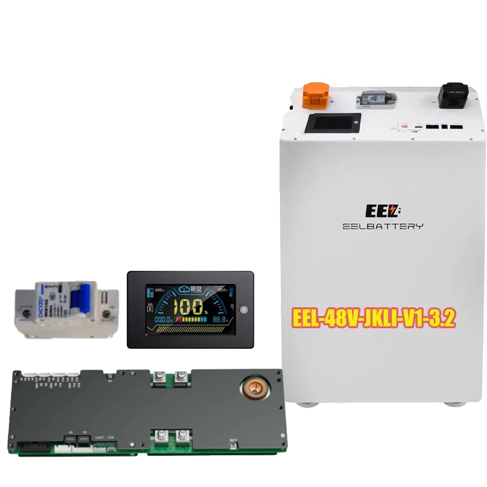 Batteriekasten, Langlebige Metallkonstruktion, Geeignet Für Lifepo4-batterien, 3.2 In Lcd - Unterbrecher, 200a Bms