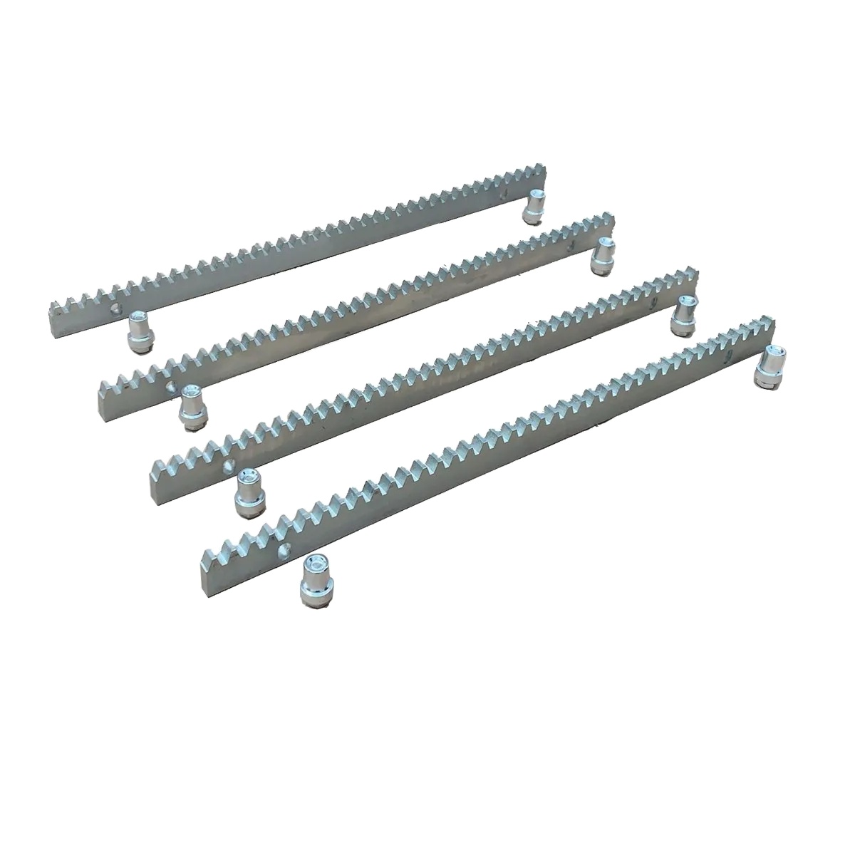 Metall-ritzel Und Zahnstange, 0,5 M Länge Pro Stück, 2 M Gesamtlänge, 10 Mm Dicke, Schwerlast, Einschließlich 8 Befestigungsschrauben