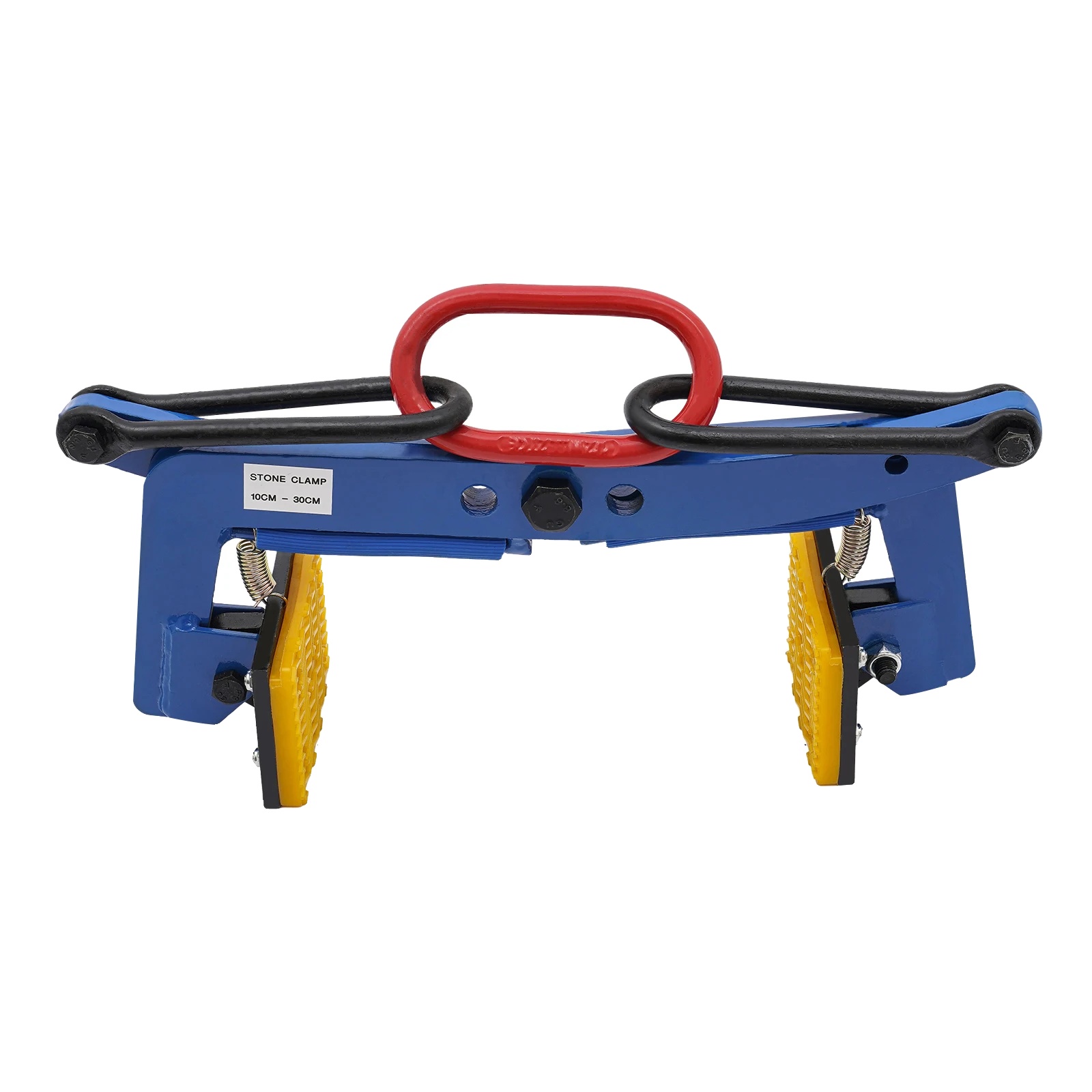 Steinheberzange, Robuste Bauweise, Verstellbare Öffnungsgröße, Blau, 10-30 Cm, 300 Kg