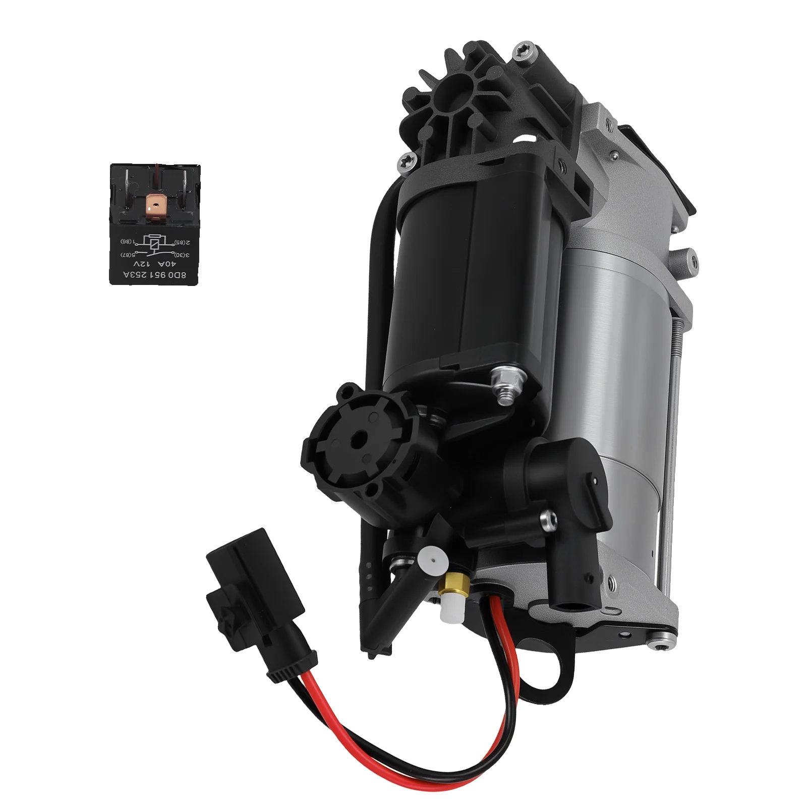 Luftfederungskompressor Pumpe, Robuste Metallkonstruktion, 20 Cm X 15 Cm X 10 Cm, Kompatible Fahrzeuge: Jaguar Xj X350 X358 (2004-2009), Arbeitet Bei