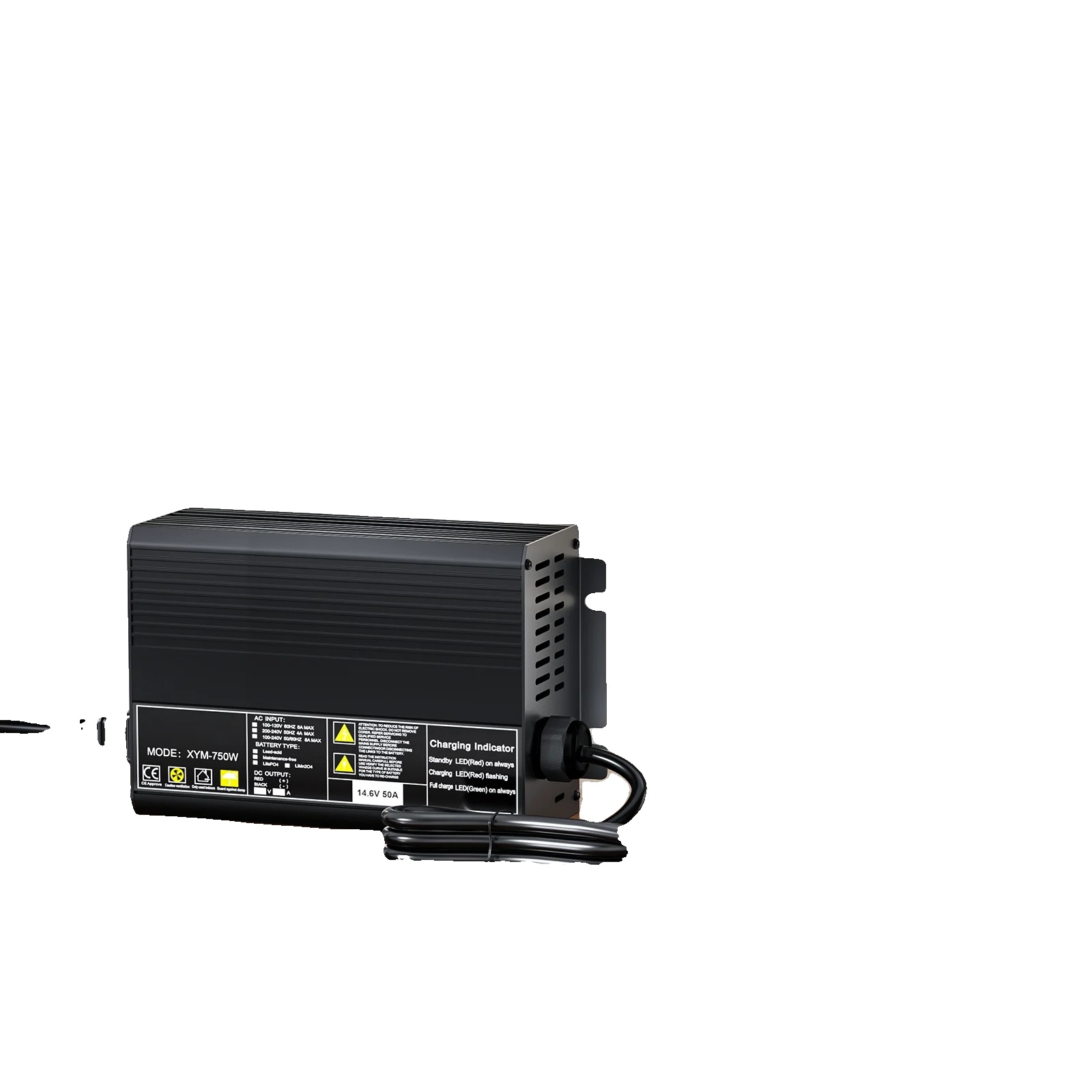Batterieladegerät, 50a Ausgang, Mehrere Anschlussmöglichkeiten, 14.6v 50a, Eu-b