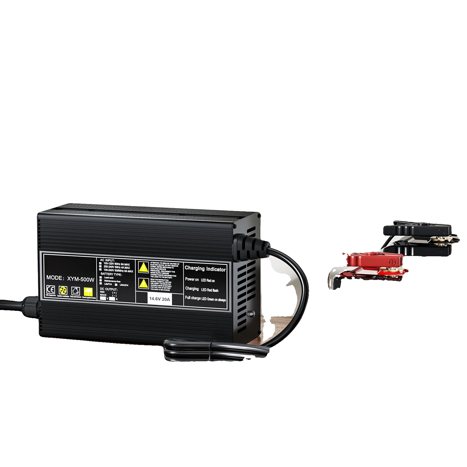 Batterieladegerät, 50a Ausgang, Mehrere Anschlussmöglichkeiten, 14.6v 20a, Eu