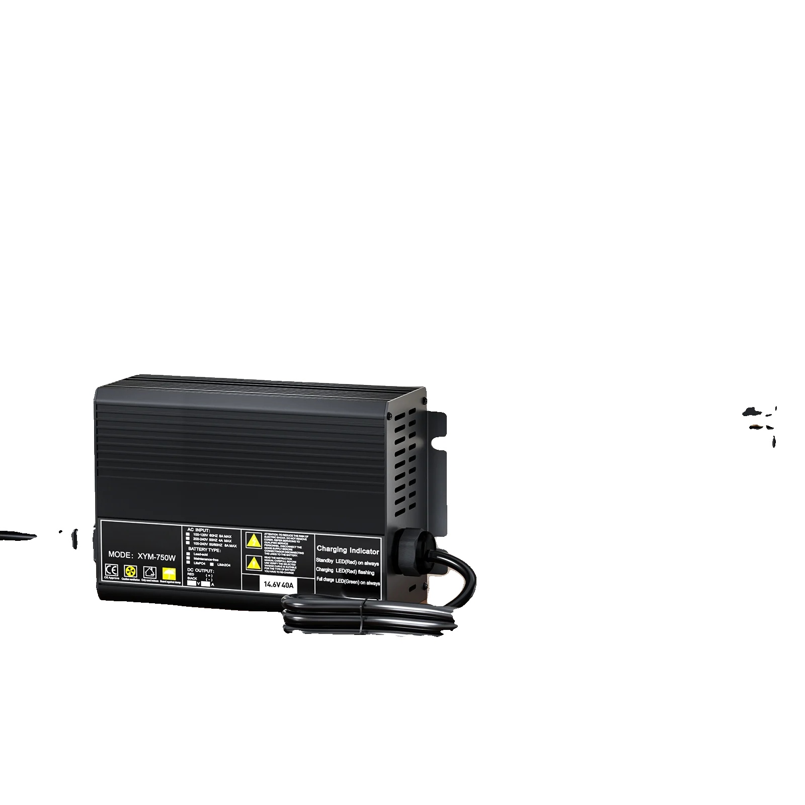 Batterieladegerät, 50a Ausgang, Mehrere Anschlussmöglichkeiten, 14.6v 40a, Eu-c