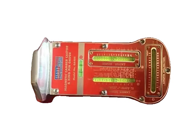 Camber-caster-messgerät, Schnelle Magnetische Einrichtung, Präzise Ausrichtungsmesungen, Rot