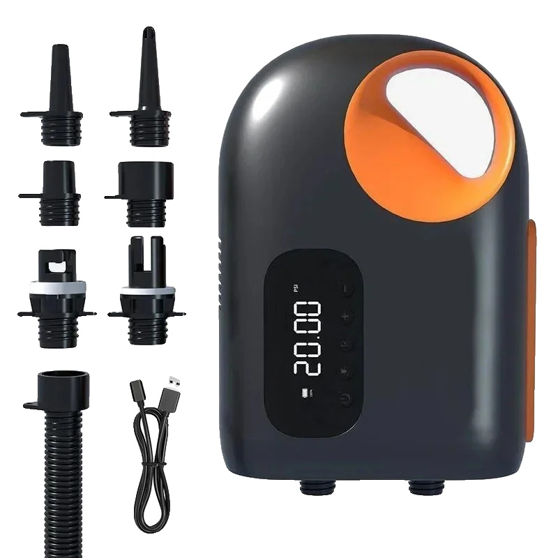 Luftpumpe, 20 Psi Maximaldruck, Ein-klick Automatikbetrieb, Drahtlos, Batteriebetrieben
