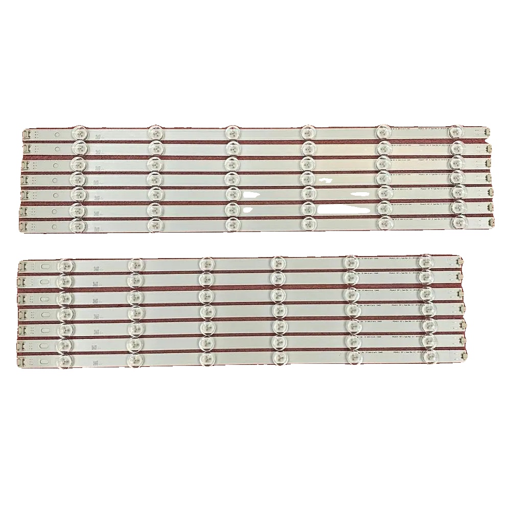 Led-hintergrundbeleuchtungsstreifen, 1142 Mm Länge, 12 Leds (3v), Aluminium-material, Einfache Installation Mit Klebeband, Kompatibel Mit